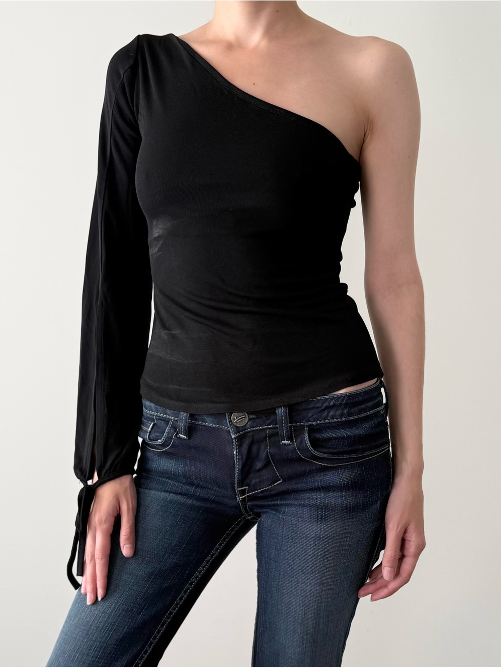 Zara one sleeve blouse